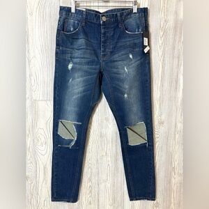 NEW! ONE TEASPOON MAN X Anchorage Mr
Blues Denim Jeans Distressed Size 30 Luxury